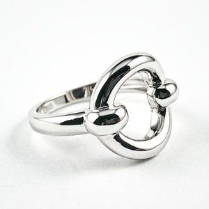 Elegant Cute Center Open Circle Shiny Ring